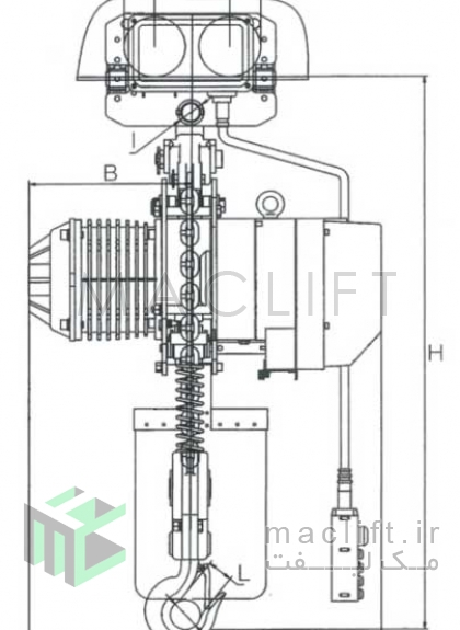 عیب یابی و تعمیر جرثقیل برقی سقفی کیتو